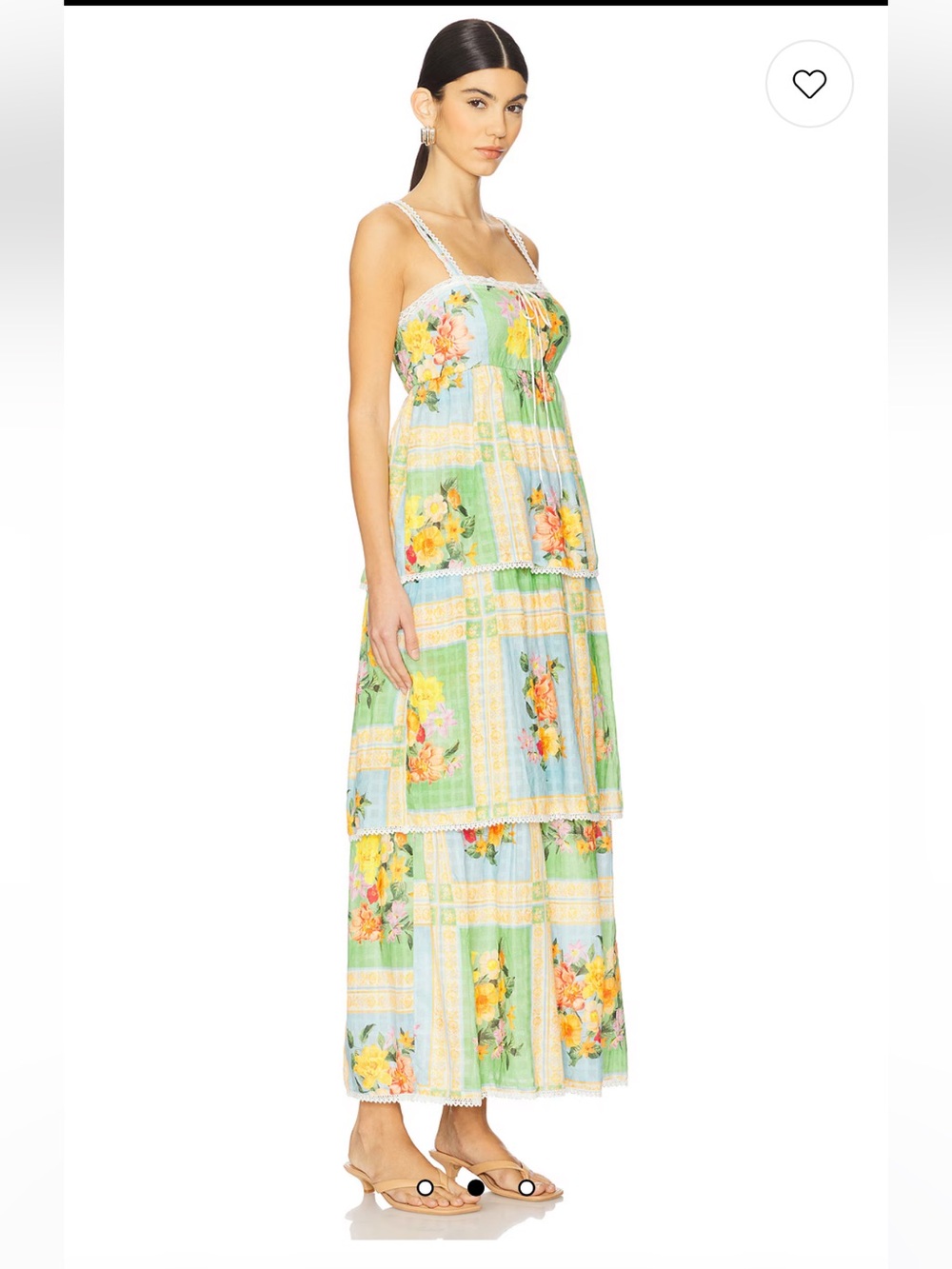 Show Me Your Mumu Peyton Midi Dress Country Bouquet Floral XS - Picture 3 of 6